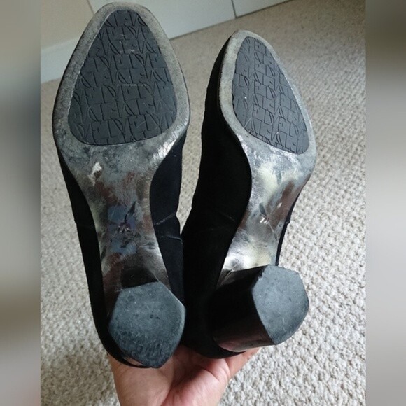 Diane Von Furstenberg black suede Soft leather Boots size 7M - Picture 12 of 12